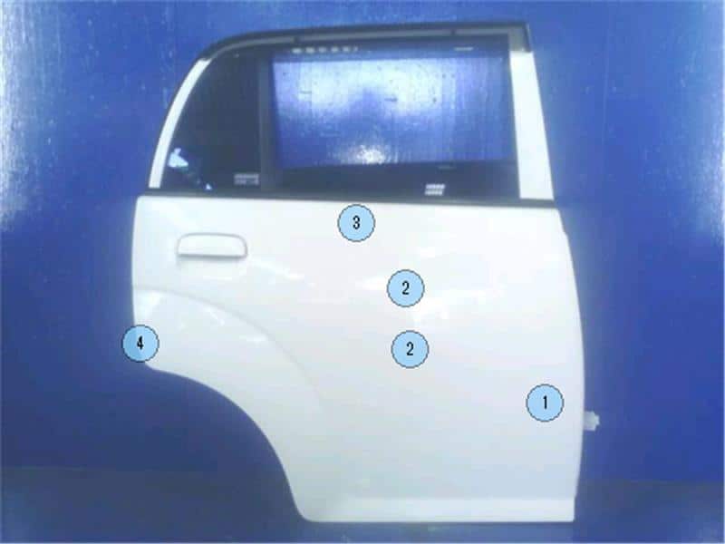 Rear Right Door Assembly SUZUKI Alto 2008 DBA-HA24S — photo 1