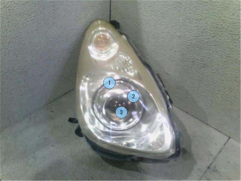 Right Headlight SUBARU R1 2006 DBA-RJ1 — photo 1