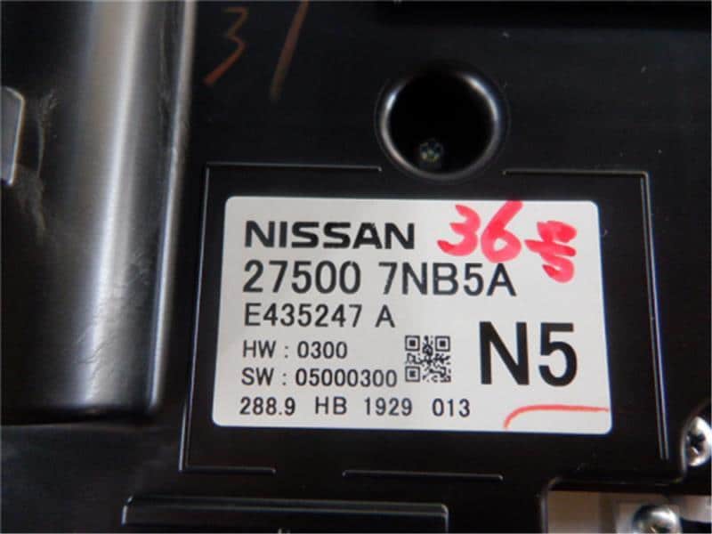 A/C & Heater Control panel MITSUBISHI Ek space 2020 4AA-B35A — photo 3