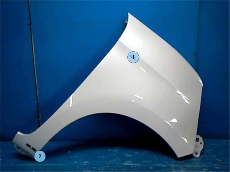 Right Fender Panel SUZUKI Spacia 2013 DBA-MK32S 5761181M10 — photo 2