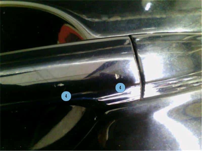 Front Left Door Assembly MITSUBISHI Galant Fortis 2011 DBA-CX3A — photo 5
