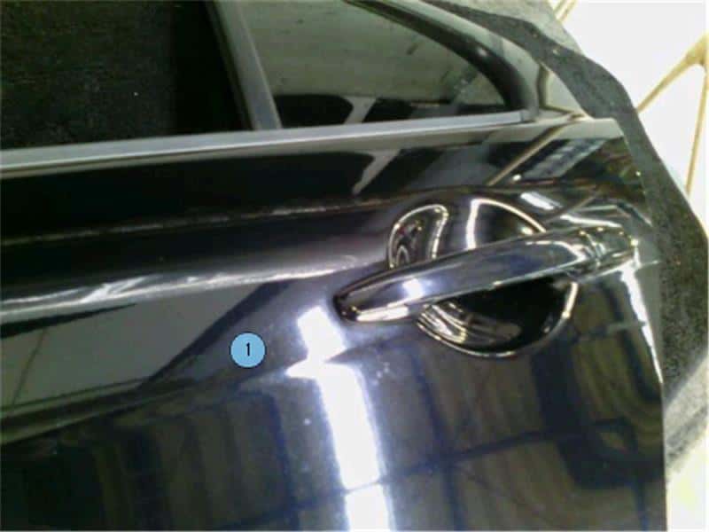 Rear Left Door Assembly MITSUBISHI Galant Fortis 2011 DBA-CX3A — photo 3