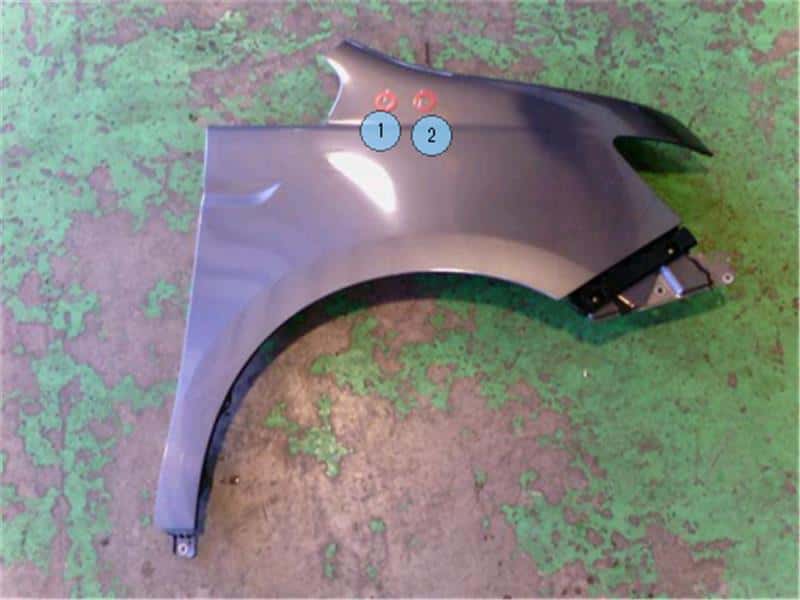 Right Fender Panel HONDA Step Wagon 2013 DBA-RK2 — photo 2