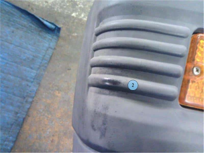 Front Bumper MITSUBISHI Minicab Truck 1992 V-U41 — photo 4