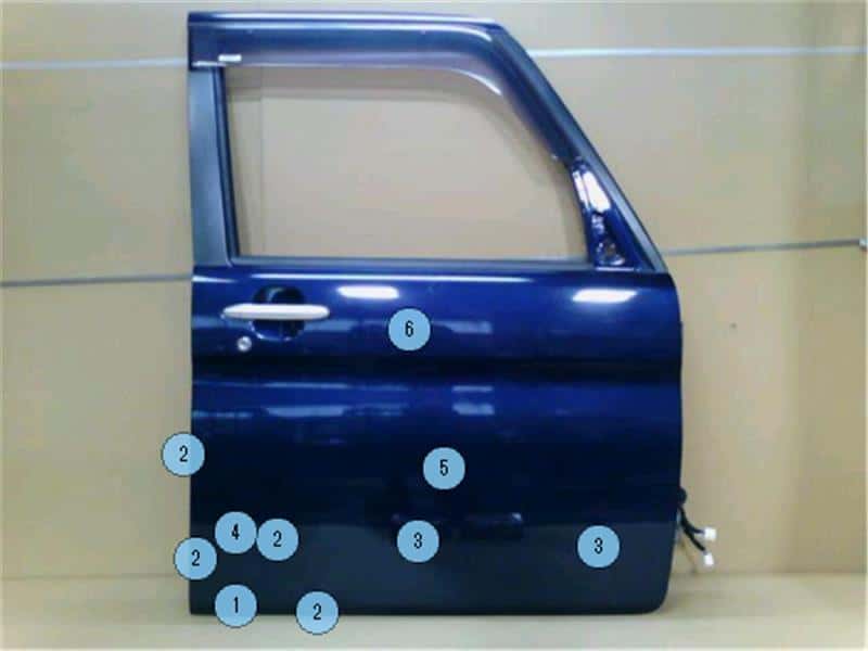 Front Right Door Assembly DAIHATSU Tanto 2009 CBA-L375S — photo 2
