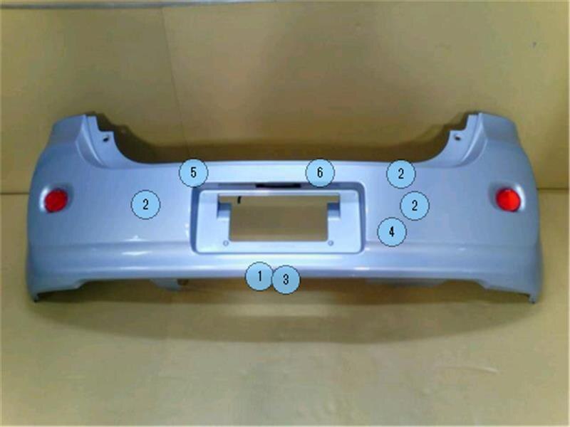 Rear Bumper Assembly TOYOTA Porte 2012 DBA-NCP141 — photo 2