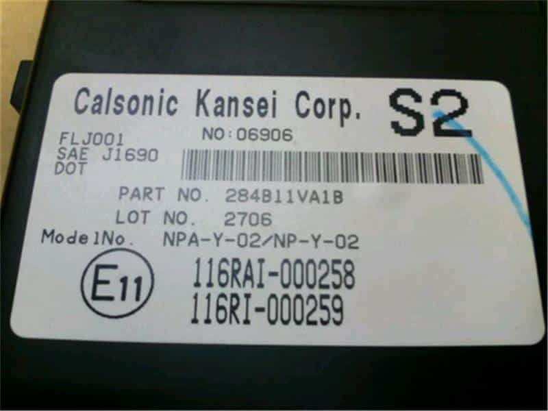 Control Unit NISSAN Serena 2012 DAA-HC26 — photo 2