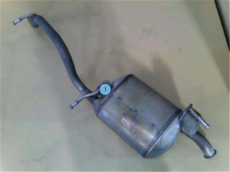 Rear Muffler SUZUKI Wagon R 2012 DBA-MH23S — photo 1
