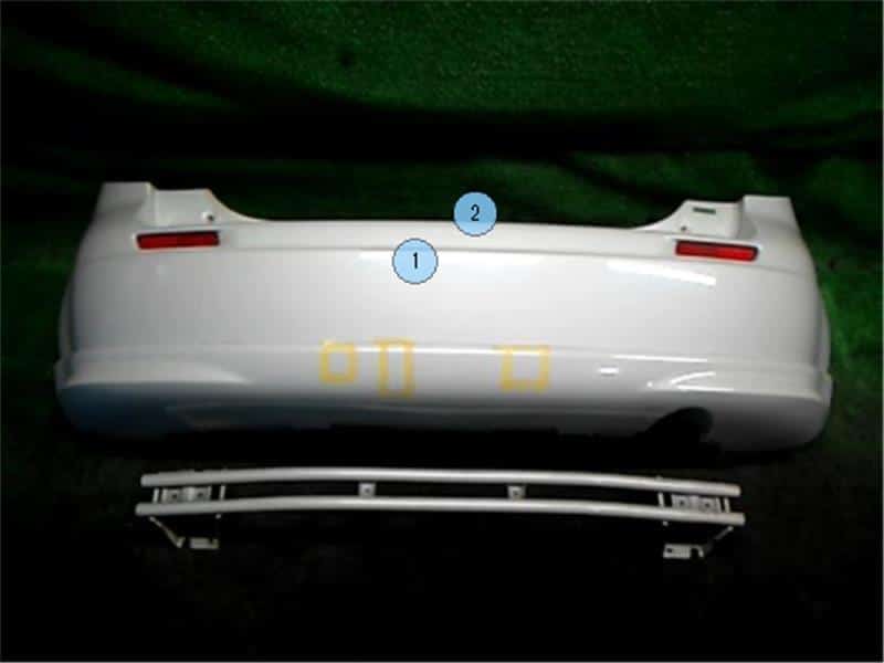 Rear Bumper Assembly SUZUKI SX4 2007 DBA-YA11S 7181180J10799 — photo 1