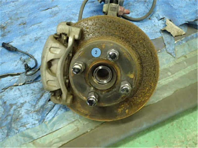 Front Left Strut Assembly NISSAN March 2010 DBA-K13 — photo 2