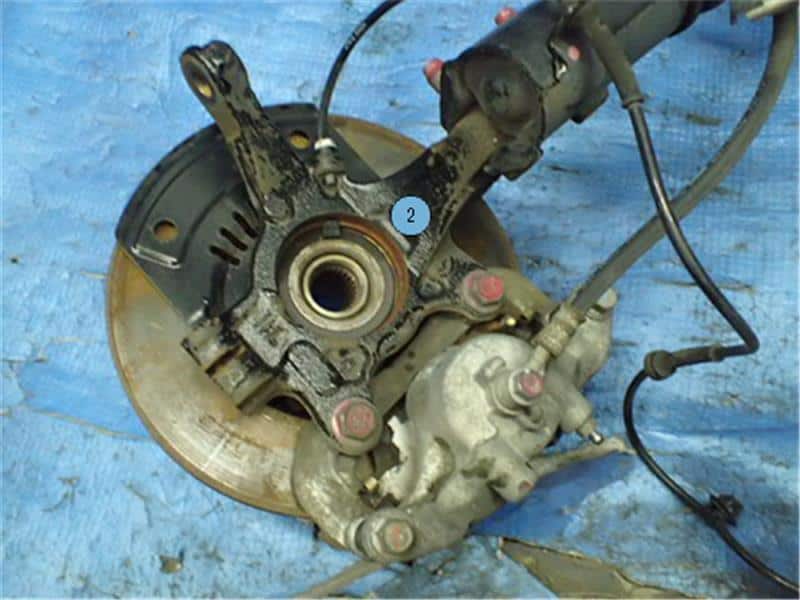Front Left Strut Assembly NISSAN March 2010 DBA-K13 — photo 5