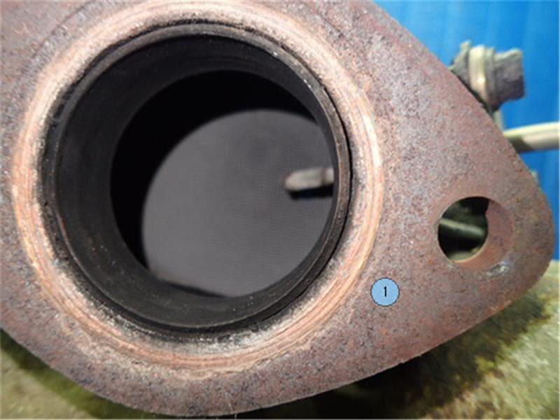 Catalytic Converter TOYOTA Cresta 1988 E-GX81 — photo 6