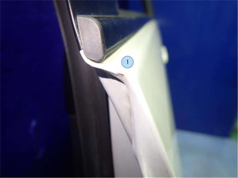 Rear Left Door Assembly MAZDA Az wagon 2010 DBA-MJ23S 1A1673020 — photo 2
