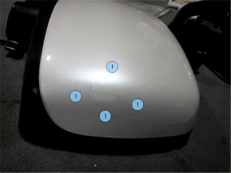 Left Side Door Mirror SUZUKI Wagon R 2006 CBA-MH21S 8470258J02Z7T — photo 3