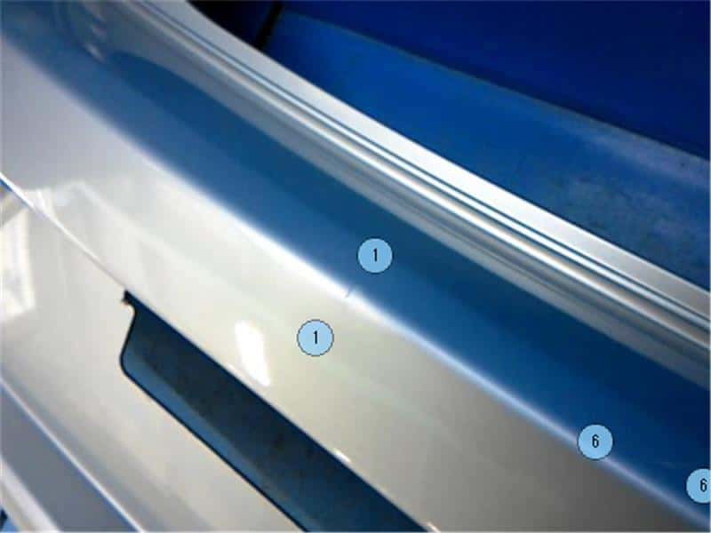 Rear Bumper Assembly NISSAN Leaf_ 2011 ZAA-ZE0 — photo 2