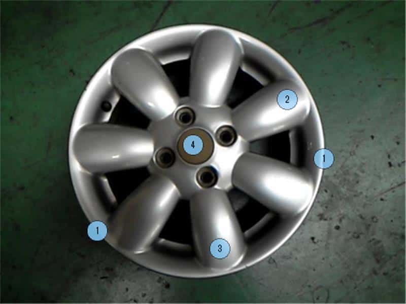 Wheel SUZUKI Alto Lapin 2012 DBA-HE22S — photo 1
