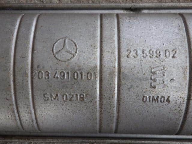 Rear Muffler MERCEDES-BENZ Benz c class 2002 GF-203745 2034911501 — photo 2