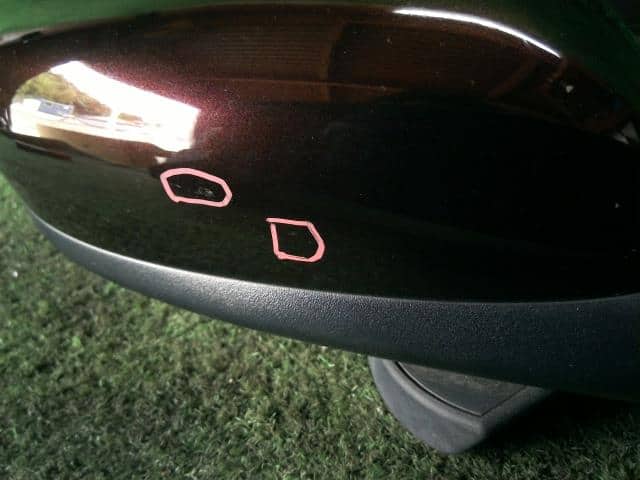 Right Side Mirror MAZDA Verisa 2004 DBA-DC5W D46169120B88 — photo 2