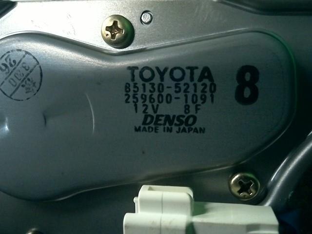 Rear Wiper Motor TOYOTA Porte 2004 CBA-NNP10 — photo 2