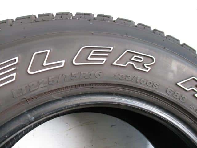 Tire CHRYSLER Jeep grand cherokee 2003 GH-WJ40 — photo 4