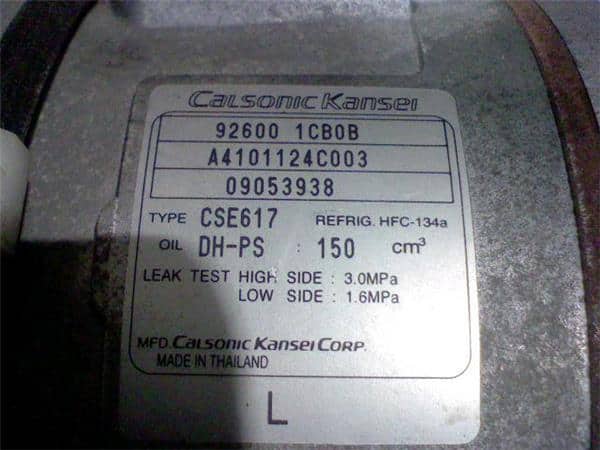 A/C Compressor NISSAN Fairlady Z 2010 CBA-Z34 — photo 2