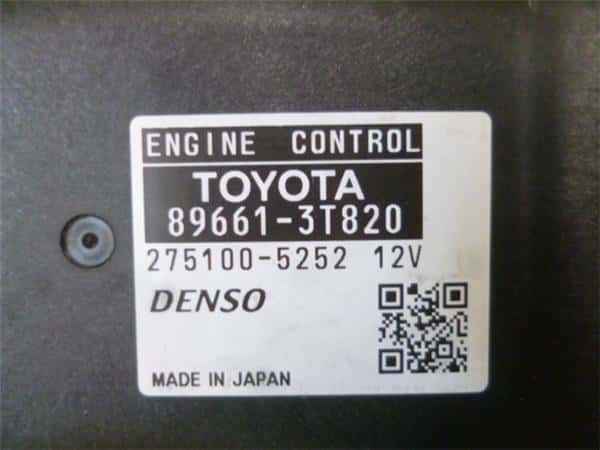 Engine Control Unit TOYOTA Camry 2006 DBA-ACV45 896613T820 — photo 2