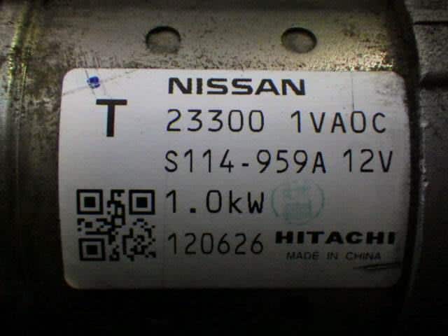 Starter NISSAN Serena 2012 DAA-HFC26 — photo 2