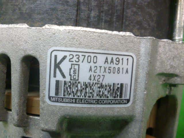 Alternator SUBARU Legacy 2015 DBA-BN9 — photo 5