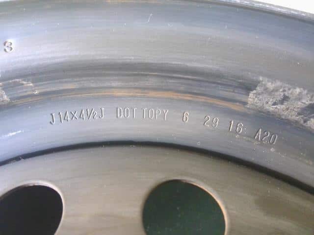 Wheel SUZUKI Spacia 2016 DAA-MK42S — photo 2