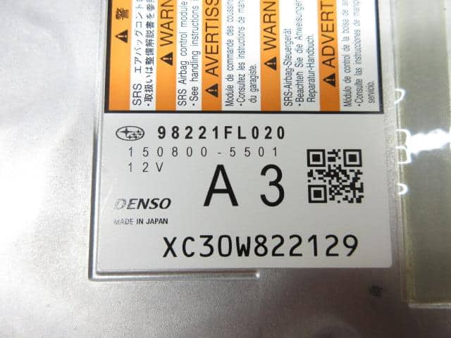 Control Unit SUBARU Impreza 2018 DBA-GT2 98221FL020 — photo 5