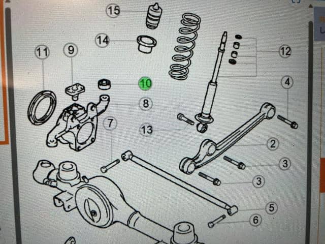 Steering Parts SUZUKI Jimny Sierra 2004 ABA-JB43W 0926515005 — photo 2