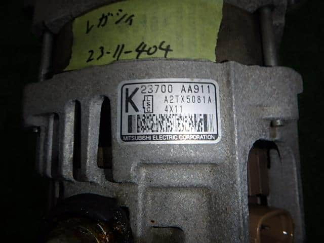 Alternator SUBARU Legacy 2014 DBA-BN9 — photo 3