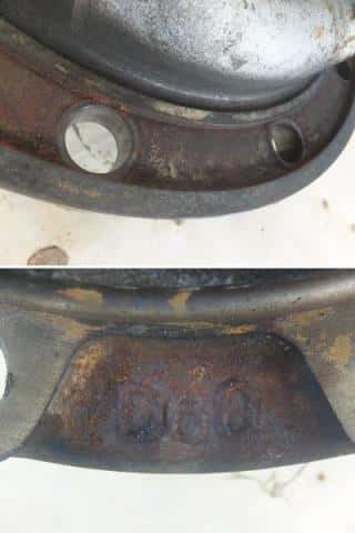 Rear Wheel Hub Mitsubishi Fuso Fuso largesize car 2011 LKG-FU54VZ MK502229 — photo 3