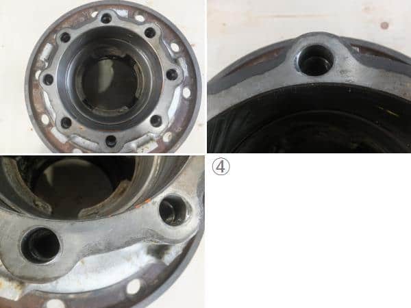 Rear Wheel Hub Mitsubishi Fuso Fuso largesize car 2011 LKG-FU54VZ MK502229 — photo 4