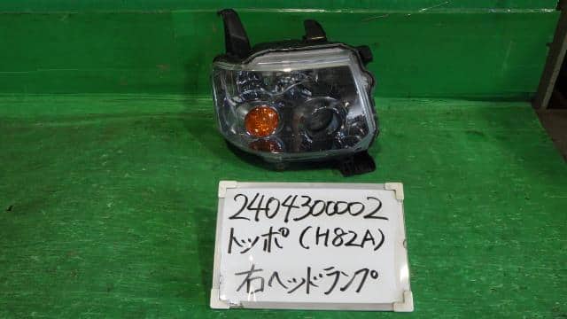 Right Headlight MITSUBISHI Toppo 2008 DBA-H82A — photo 1