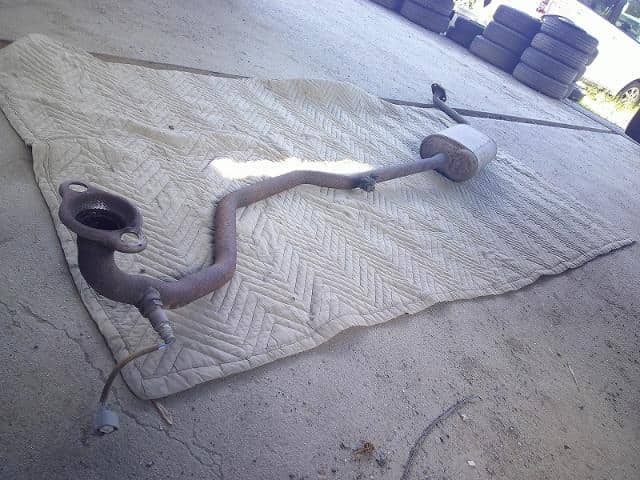 Front Exhaust Pipe DAIHATSU Tanto 2009 DBA-L375S — photo 1