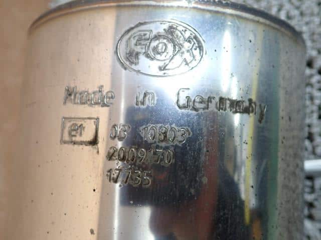 Rear Muffler PEUGEOT 207 ABA-A75FW — photo 6