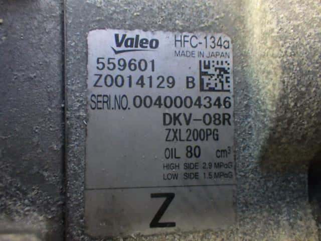 A/C Compressor NISSAN Tiida 2008 DBA-C11 — photo 2