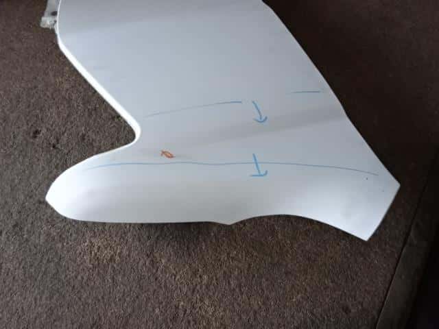 Right Fender Panel DAIHATSU Hijet 2005 LE-S320V — photo 3