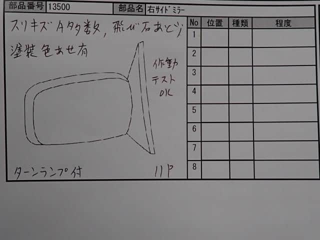 Right Side Mirror HONDA Insight 2010 DAA-ZE2 — photo 3