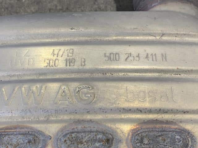 Rear Muffler AUDI Audi a3 2020 ABA-8VCZPF — photo 6