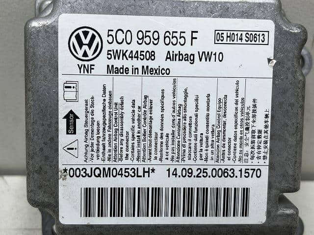Control Unit VOLKSWAGEN The Beetle 2014 DBA-16CBZ 5C0959655F — photo 5
