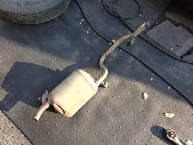 Rear Muffler SUZUKI Wagon R 2010 DBA-MH23S 1430082K02 — photo 2