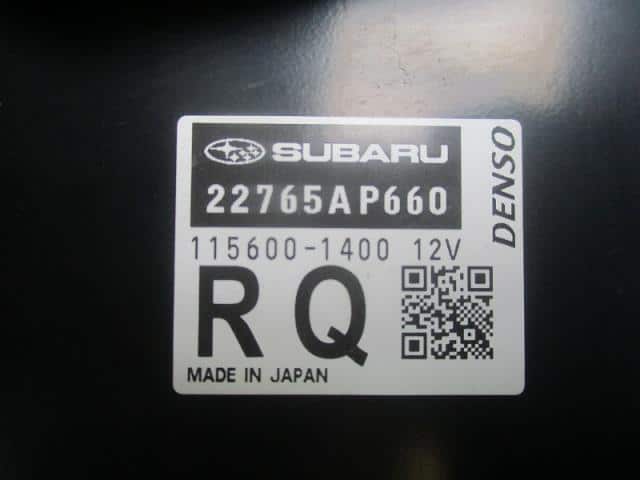 Engine Control Unit SUBARU Impreza 2020 DBA-GT2 22765AP660 — photo 4