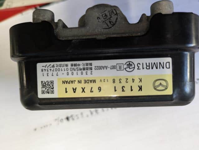 Sensor MAZDA CX-5 2018 3DA-KF2P K13167XA1H — photo 1