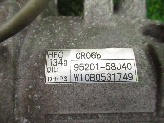 A/C Compressor SUZUKI Lapin 2010 DBA-HE22S 9520058J40 — photo 2