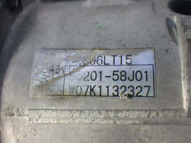 A/C Compressor SUZUKI Wagon R 2007 CBA-MH22S 9520158J01 — photo 2