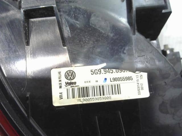 Right Tail Light VOLKSWAGEN Golf Variant 2014 DBA-AUCHP — photo 5