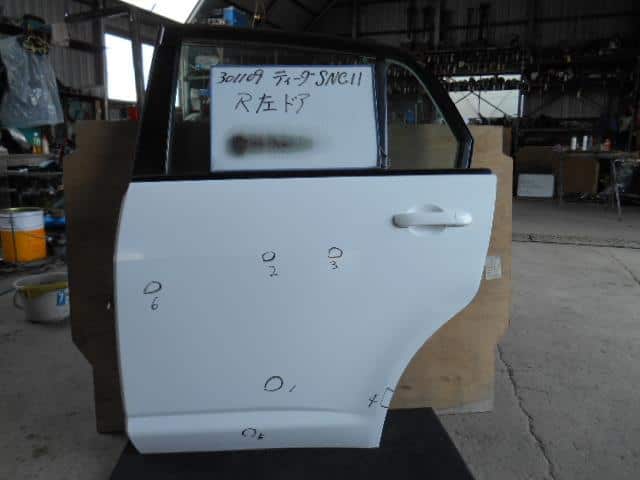 Rear Left Door Assembly NISSAN Tiida Latio 2007 DBA-SNC11 — photo 1