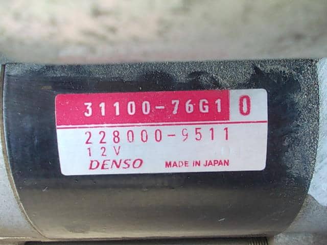 Starter SUZUKI Alto 2013 DBA-HA25S 3110076G10 — photo 3